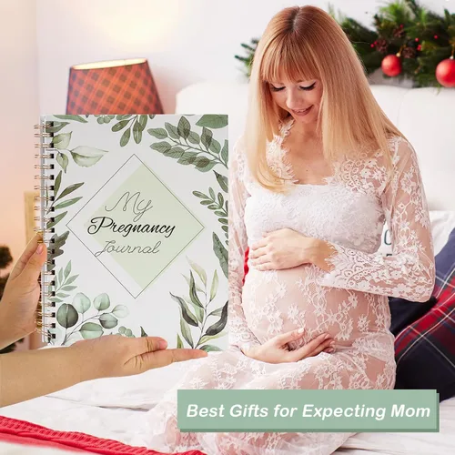 Miniatura 5 de Diarios de embarazo para madres primerizas – Libro y planificador de embarazo de 118 páginas, artículos imprescindibles para el embarazo