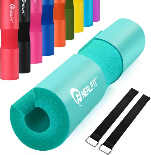 NEALFIT Almohadilla para Barra de Pesos para Sentadillas—Almohadilla para Barra de Pesos—Ideal para Levantamiento de Pesas, Estocadas y Empujes de