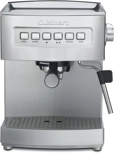 Cuisinart EM-200NP1 Máquina de café expreso programable de 15 bares, acero inoxidable