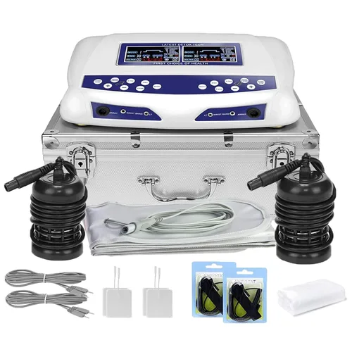 Máquina de desintoxicación de baño de pies iónico, limpieza iónica profesional de doble desintoxicación iónica para baño de pies, spa con iones de