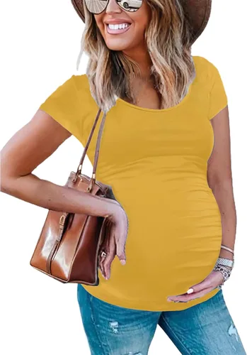 Miniatura 18 de Peauty Women's Maternity Side Ruched Shirts