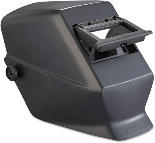 Jackson Safety® WH10 HSL 2 Casco de soldadura pasiva, SH10, negro, frente fijo, 2 pulgadas x 4-1/4 pulgadas (138-14982) cada uno