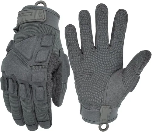Miniatura 24 de Seibertron Guantes S.O.L.A.G para deportes al aire libre resistentes al agua con dedo completo y pantalla táctil, para adultos y jóvenes Negro-1/2