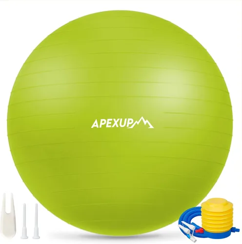 Miniatura 24 de APEXUP Pelota de Yoga Pelota de Ejercicio Antideslizante Resistente para Fitness, Equilibrio y Entrenamiento del Core