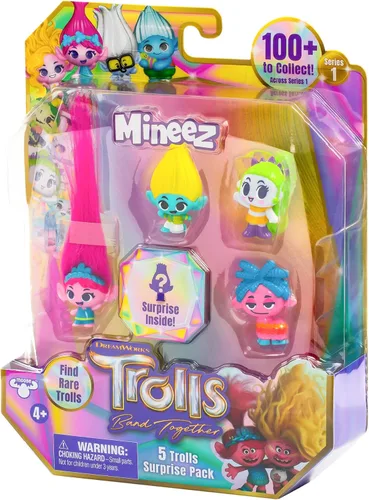 Miniatura 10 de Dreamworks Trolls Band Together Mineez 5 Trolls Pack sorpresa - Los estilos pueden variar