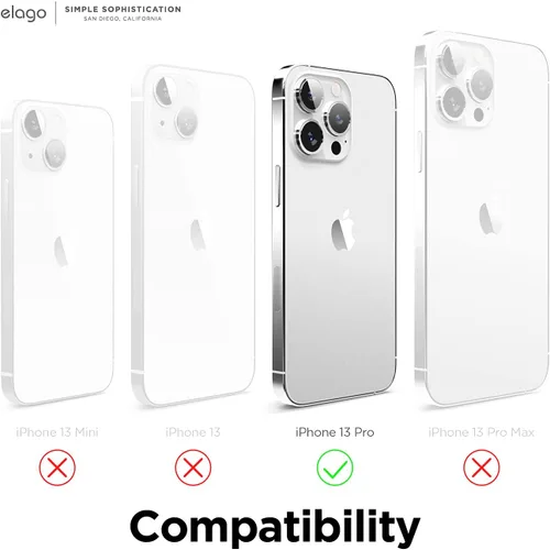 Miniatura 3 de elago Funda magnética compatible con MagSafe y iPhone 13 Pro de 6.1 pulgadas, imanes integrados, silicona líquida, funda protectora, compatible