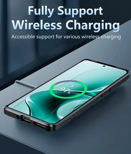 Miniatura 1222 de FNTCASE Funda para iPhone 13 Pro-Max: Fundas magnéticas transparentes compatibles con Magsafe Slim anti amarillamiento protección contra caídas