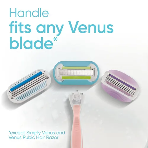 Miniatura 8 de Gillette Venus Mango de maquinilla de afeitar rosa extra suave para mujer + 3 repuestos de cuchillas