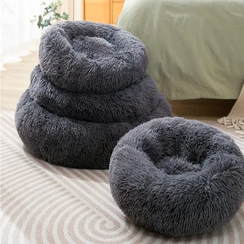 Miniatura 5 de Cama de perro en forma de dona, cama pequeña para mascotas, cama para mascotas, cama para cachorros, cama de gatito, cama de conejo, camas