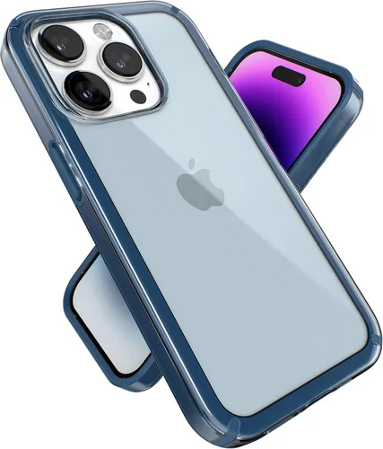 Miniatura 10 de Speck Funda transparente para iPhone 14 Pro - Protección contra caídas, funda delgada de doble capa resistente a arañazos para iPhone 14 Pro de 6.1