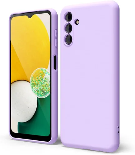 Miniatura 31 de oakxco Funda para teléfono Samsung Galaxy A12 con agarre de silicona líquida, linda delgada fina suave cubierta de gel de goma TPU lisa para mujeres