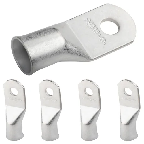 Miniatura 132 de SELTERM 5 piezas terminales de cable de cobre estañado 1/0 AWG perno de 1/2", extremos de cable de batería, terminales de anillo, conectores