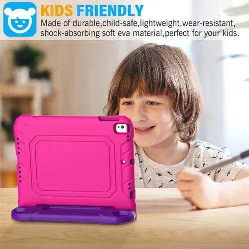 Miniatura 3 de SUPLIK Funda para niños para iPad de 5ª/6ª generación (9.7 pulgadas, 2017/2018), iPad Air 1 y Air 2 y Pro 9.7 Funda con protector de pantalla, funda
