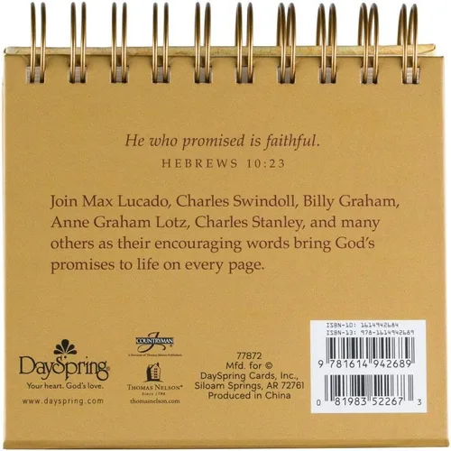 Miniatura 2 de Dios promesas día a día: 365 días de pensamientos inspiradores - Un iluminador de día inspirador de Dayspring - Calendario perpetuo