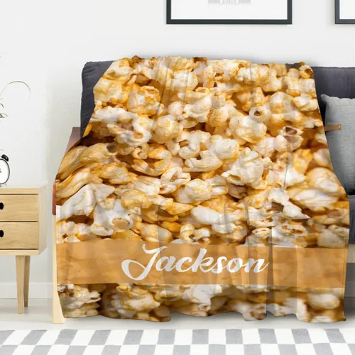 Miniatura 33 de Manta de Chips de Nachos para Otoño Invierno Primavera Todas las Estaciones Cálida Mullida 50x40 pulgadas para Pequeños Microfelpa Ligera Térmica