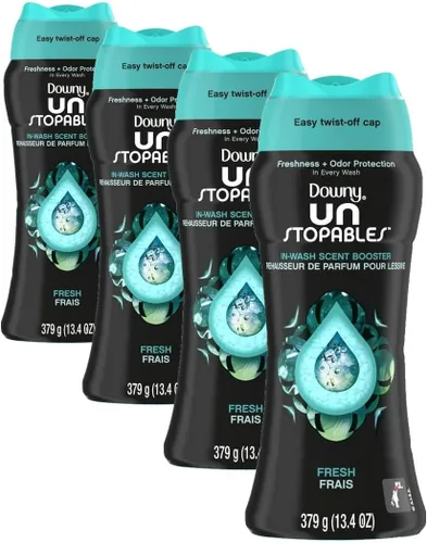 Miniatura 28 de Downy Unstopables - Perlas potenciadoras de aroma para lavar la ropa, frescas, 18.2 onzas