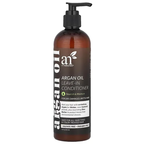 Aceite de argán orgánico Art Naturals, acondicionador para cabello seco y dañado, 12 onzas