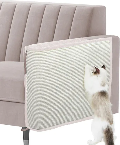 Protector de Sofá contra Arañazos de Gato, 27.6" L*19.6" A Almohadilla Protectora de Muebles contra Arañazos de Gato Protector de Brazo de Sofá con