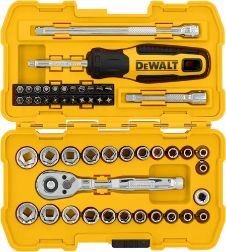 Miniatura 3 de DEWALT Juego de herramientas mecánicas de 50 piezas con accionamiento de 1/4" (DWMT45422)