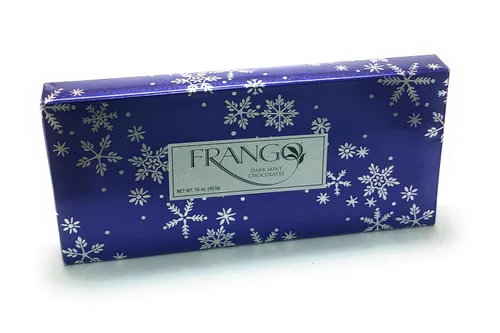 Frango Chocolates de menta oscura envueltos para regalo de temporada, 16 onzas