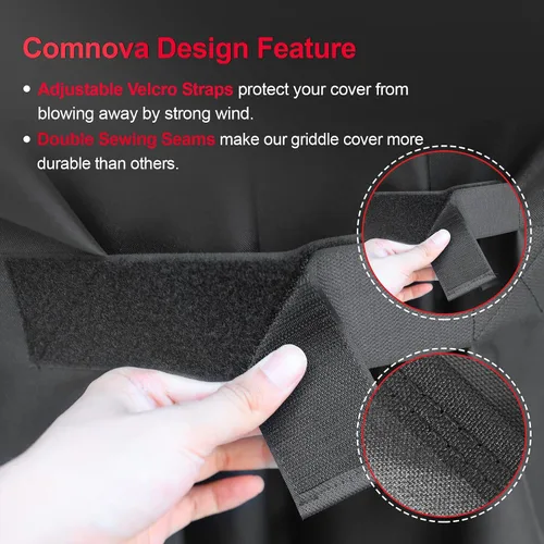 Miniatura 5 de Comnova - Funda para ahumador eléctrico de 30 pulgadas, 600D, fundas para ahumadores para ahumadores Masterbuilt resistente al agua de servicio