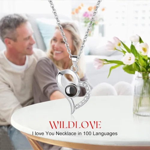Miniatura 3 de WILDLOVE Preserved Real Rose with Necklace, Mothers Day, Birthday Gifts for Women Mom Wife, Anniversary Romantic Gift for Her Girlfriend