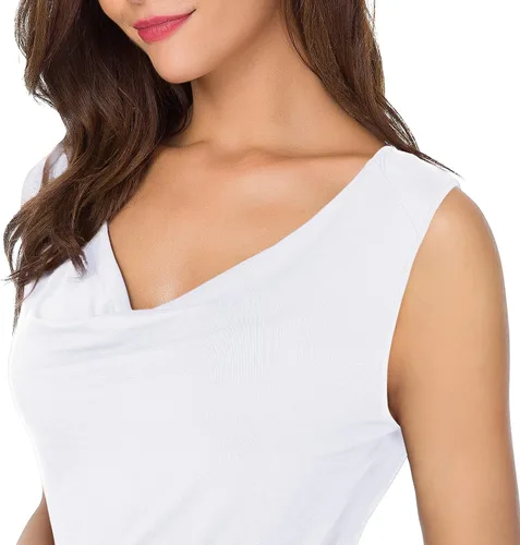 Miniatura 3 de Camiseta sexy de manga larga para mujer, tela elástica y con hombros descubiertos