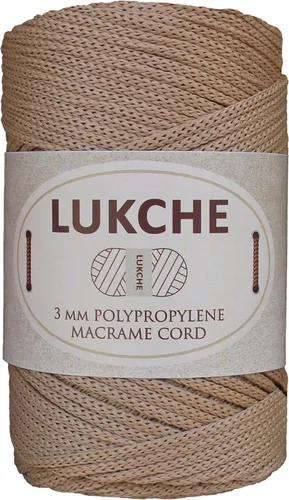 Miniatura 63 de Cordón de macramé de poliéster premium de 3 mm (134.72 metros), (250 g) 100% cuerda de macramé de polipropileno, hilo de crochet de macramé colorido