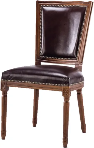 Miniatura 10 de Juego de 4 sillas de comedor de madera, silla de comedor rústica, sillas de comedor tapizadas con reposabrazos opcionales, silla de cocina para sala