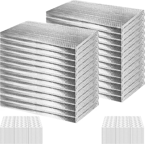 Miniatura 10 de Kit de paneles de aislamiento para puerta de garaje 8P, 0.24 pulgadas, papel de aluminio reflectante de doble burbuja, hoja de 0.236 in, escudo de 6