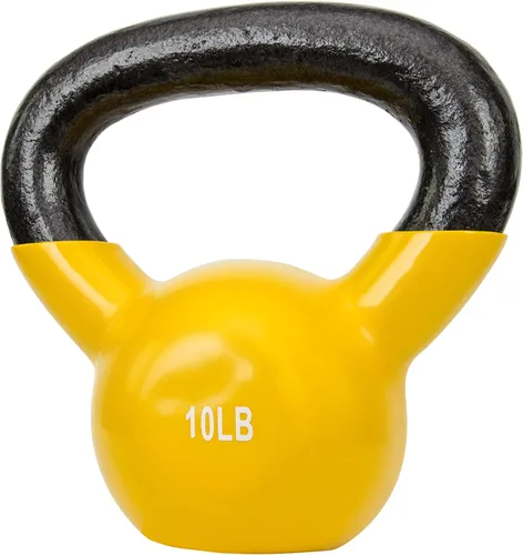Miniatura 2 de Pesa rusa con revestimiento de vinilo Sunny Health & Fitness para entrenamiento de fuerza y ejercicio de balanceo - En 5, 10, 15, 20, 25 libras
