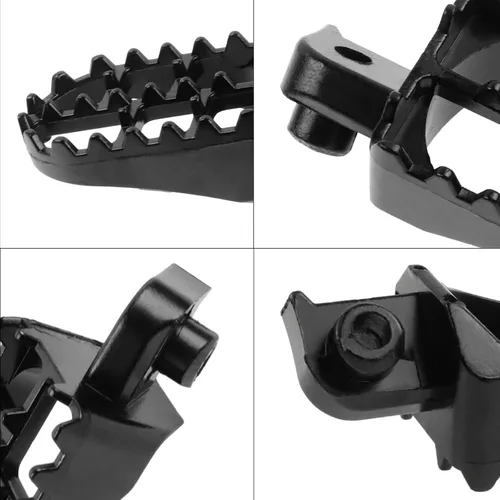 Miniatura 7 de FLYPIG Estriberas de aluminio Reposapiés Reposapiés para Dirt Bike 50 70 90 110 PW50 TW200 XR50R XR70 CRF50 CRF50F CRF70 CRF70F CRF80F CRF100F Negro