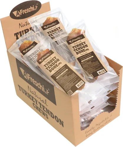 Miniatura 16 de AFreschi - Premios masticables de tendón de pavo para perros y cachorros, Signature Series, ingrediente de EE. UU., hipoalergénico, fácil