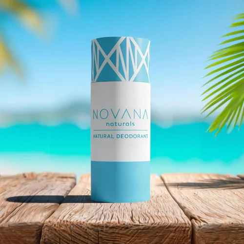 Miniatura 2 de Desodorante natural, 100% de origen natural, sin aluminio, tubo a base de plantas, sin plástico, protección contra olores de larga duración, suave
