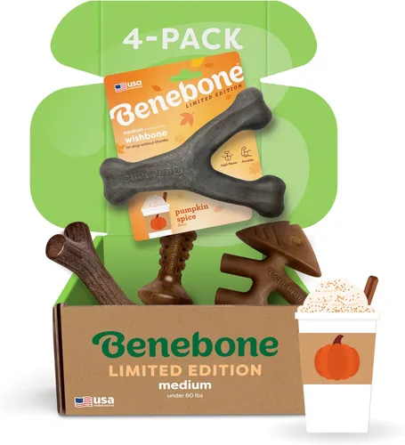 Miniatura 23 de Benebone - Paquete de 4 juguetes para masticar pequeños para perros agresivos, fabricados en Estados Unidos, para perros de 13.6 kg y menos