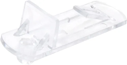 Bitray Pinzas de bloqueo para estante, clips de soporte autobloqueantes para orificio de 0.272 in de diámetro y estante de 3/4 pulgadas, 50 unidades