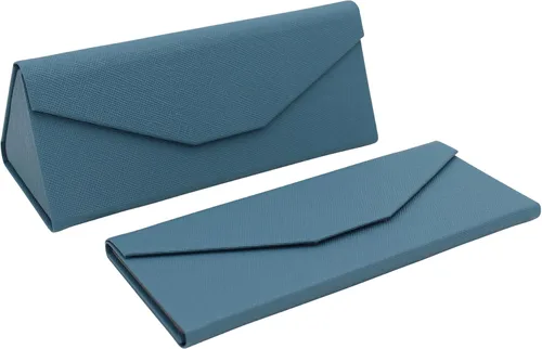 Miniatura 77 de Real Sic Funda para lentes de sol para hombres y mujeres, soporte magnético plegable para lentes de sol, inspirado en el color sólido