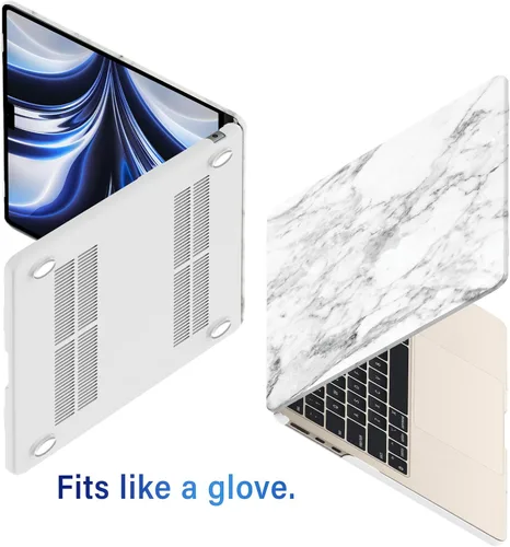 Miniatura 25 de IBENZER Funda para MacBook Air de 13 pulgadas 2026 2025 2024 2023 2022 M4 A3240 M3 A3113 M2 A2681, funda rígida con cubierta de teclado ScreenFilm