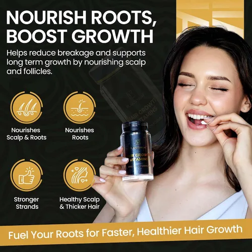 Miniatura 2 de Las mejores vitaminas para el crecimiento del cabello para mujeres y hombres apoyan el crecimiento del cabello más rápido y una mejor salud