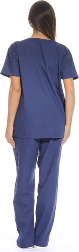 Miniatura 3 de Just Love uniforme médico con cuello en V para mujer
