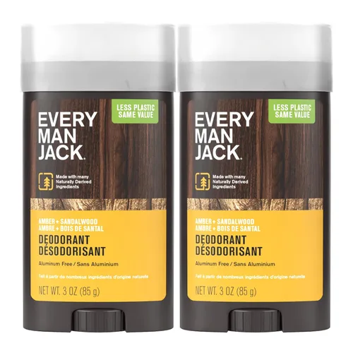 Miniatura 10 de Every Man Jack Desodorante para Hombre de Ámbar + Sándalo - Mantén la Frescura con Desodorante sin Aluminio Para Todos los Tipos de Piel - Elimina