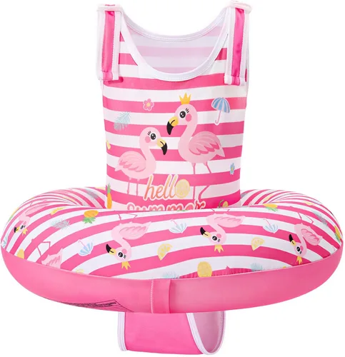 Miniatura 17 de HeySplash Chaleco de natación para niños de 3 a 6 años, chalecos de entrenamiento de natación con correa ajustable para niños y niñas de 29 a 55
