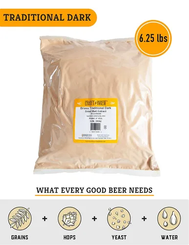 Miniatura 2 de Craft a Brew - Extracto de malta seca para kit de preparación - 6.25 libras oscuro tradicional - Extracto base multiusos - Para cualquier