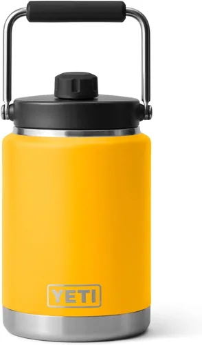 Miniatura 15 de YETI Rambler Jarra de Medio Galón, Aislada al Vacío, A Prueba de Fugas, Acero Inoxidable con MagCap Rosa (Tropical Pink)