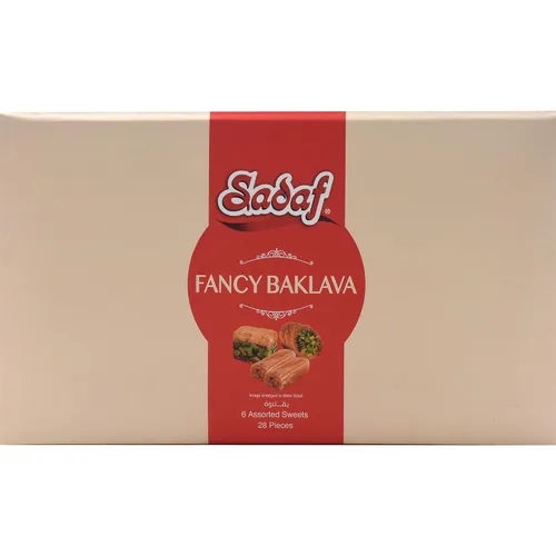 Miniatura 8 de Sadaf Fancy Baklava - Pastelería dulce de Baklava - Tasty Snack - Delicia del Medio Oriente - Caja de regalo de despensa - Kosher - 6 dulces