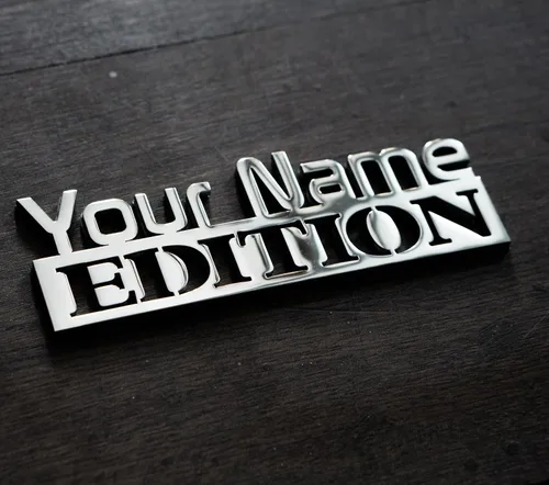 Miniatura 5 de Emblema de coche personalizado para amantes de los coches, regalos personalizados para vehículos, señal de carrera, letras para camiones, emblemas