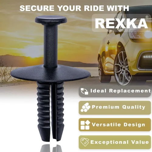 Miniatura 5 de Rexka 20 piezas Remache de clip de retención para parachoques compatible con BMW 51-11-8-174-185 51118174185