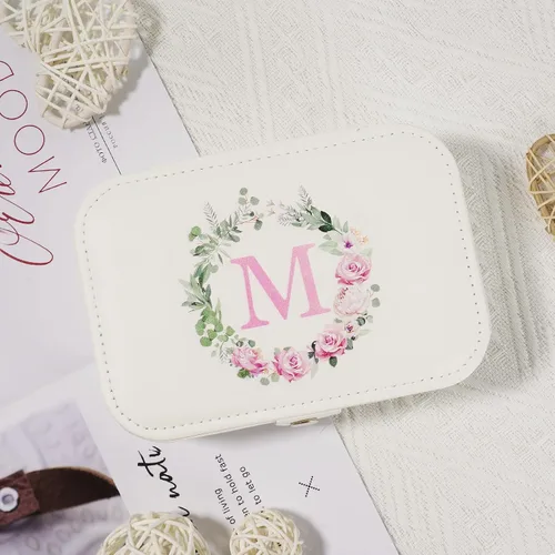 Miniatura 5 de Joyero de viaje para niñas, joyero, portátil, organizador de joyas, regalo para mujeres, mamá, hija, amigas, damas de honor, adolescentes, niñas