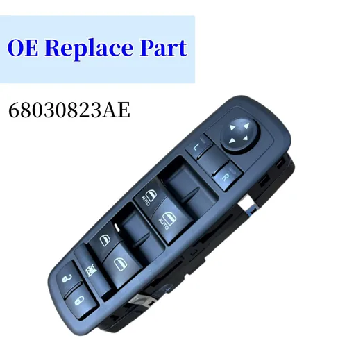 Miniatura 5 de Interruptor maestro de elevalunas eléctrico compatible con Jeep Grand Cherokee 2011 2012 2013 Dodge Durango 2011-2013 Reemplazar OEM # 68030823AE