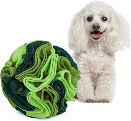 Miniatura 24 de Pelota de olfateo para mascotas, bola interactiva para perros ciegos, entrenamiento para aliviar el estrés, juguetes de enriquecimiento para perros
